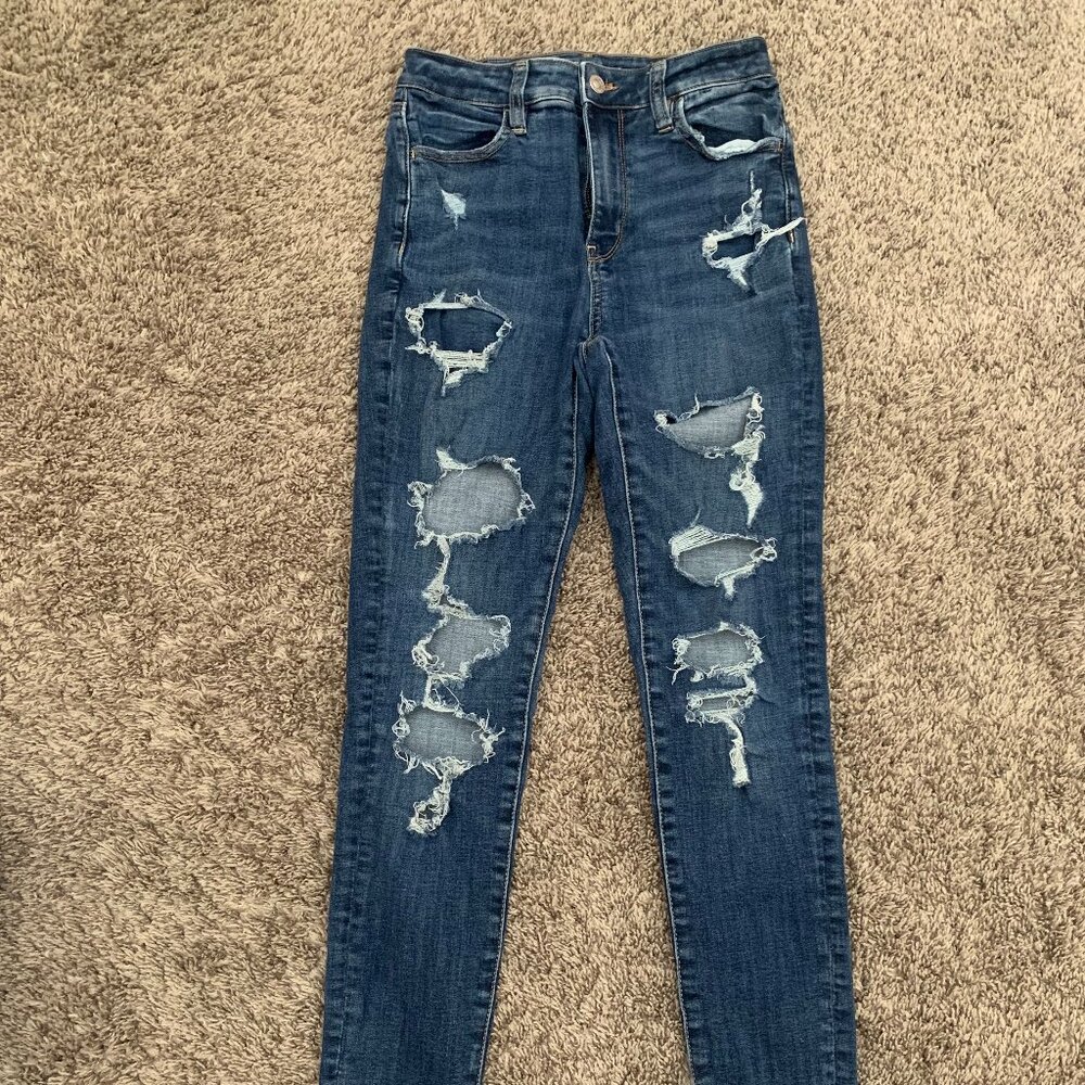 American Eagle Super High Rise Skinny Jeans